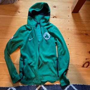 Nike Celtics Kelly Green Showtime Therma Flex Full-Zip Hoodie